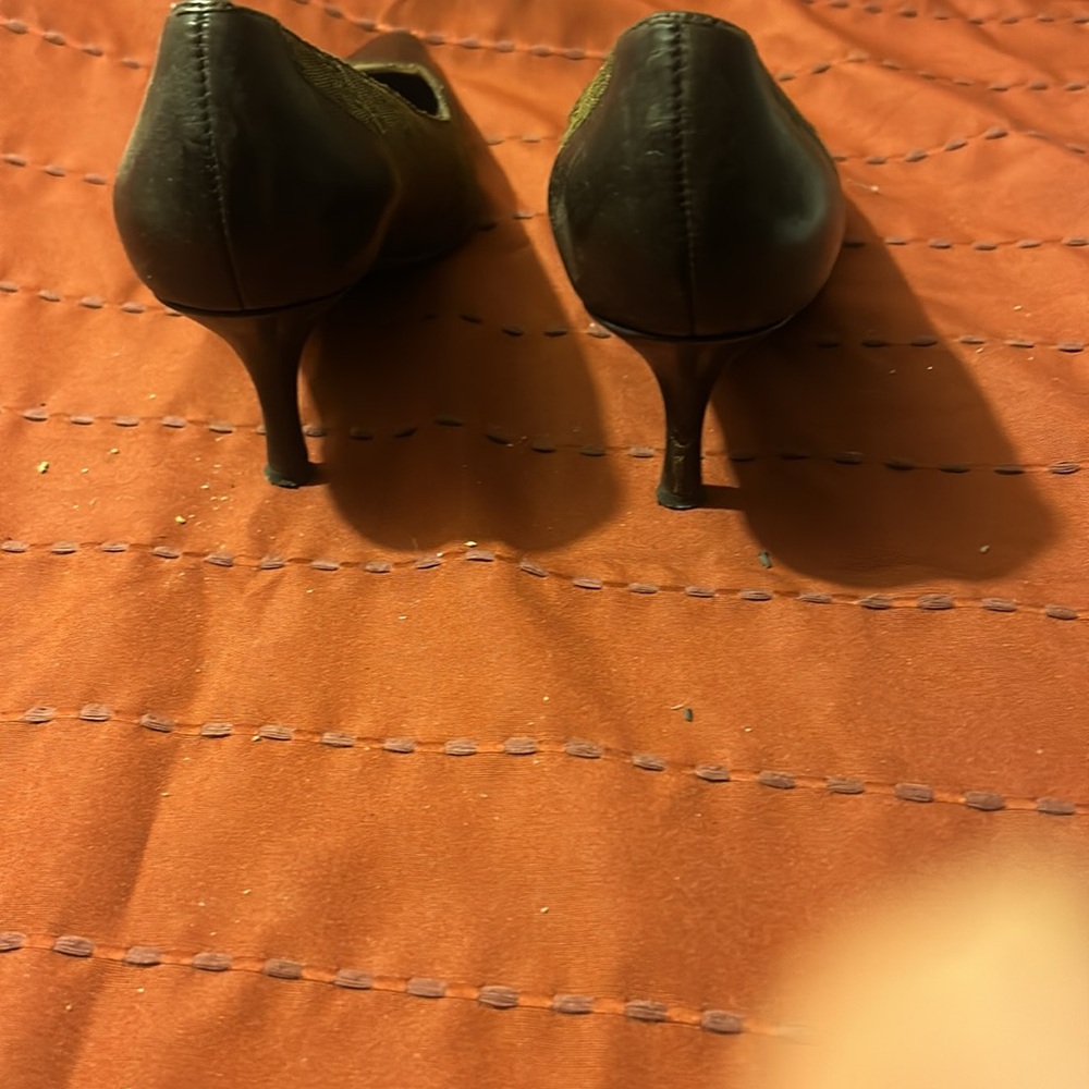 Leather Upper Monogrammed Pointed Toe - image 3